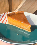 Egg custard/caramel tart